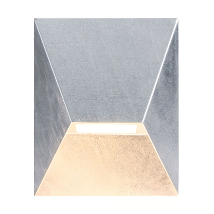 Nordlux - Außenwandleuchte PONTIO 1xGU10/25W/230V IP54 silber