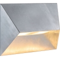 Nordlux - Außenwandleuchte PONTIO 2xGU10/25W/230V IP54 silber