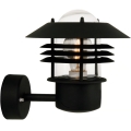 Nordlux - Außenwandleuchte VEJERS 1xE27/60W/230V IP54 schwarz