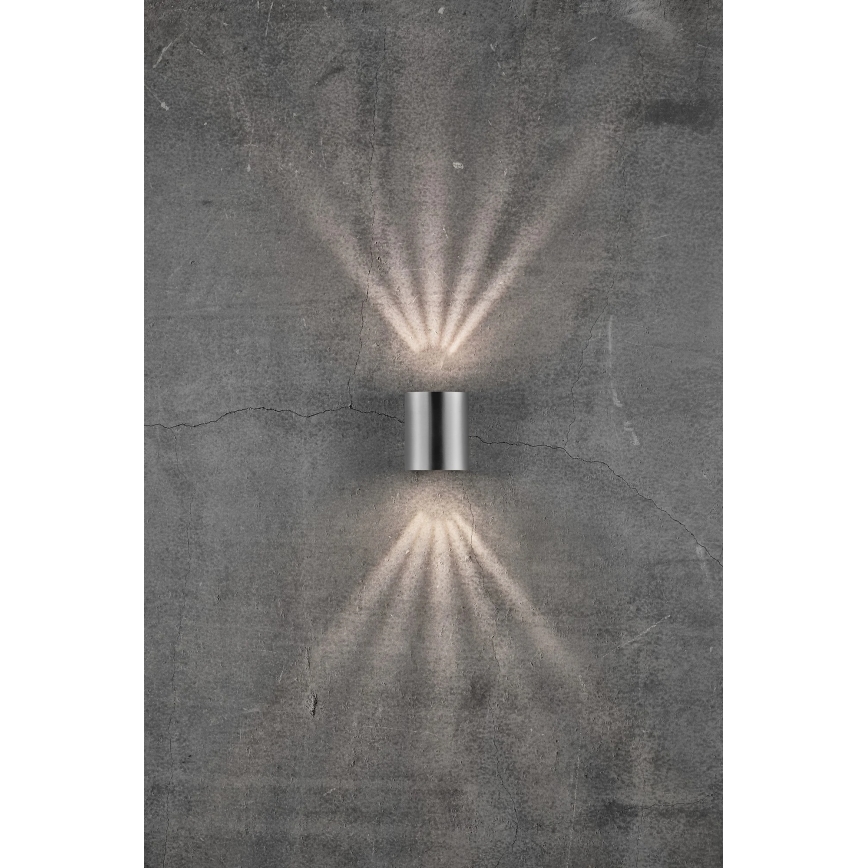 Nordlux - CANTO LED-Außenwandleuchte 2xLED/6W/230V IP44 Edelstahl