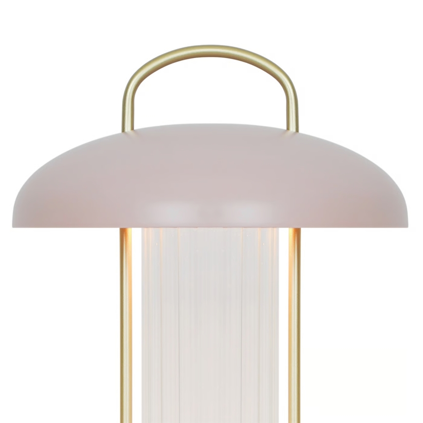Nordlux - Dimmbare, wiederaufladbare Touch-Tischlampe MIRANO LED/3W/3,7V rosa