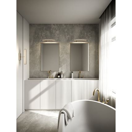 Nordlux - Dimmbare LED-Badezimmer-Spiegelbeleuchtung OTIS LED/14W/230V IP44 40 cm matt Chrom