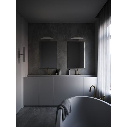Nordlux - Dimmbare LED-Badezimmer-Spiegelbeleuchtung OTIS LED/14W/230V IP44 40 cm matt Chrom