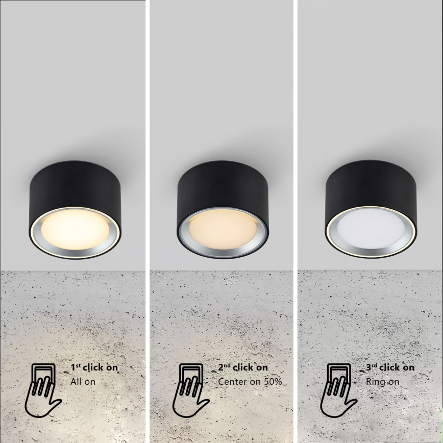 Nordlux - Dimmbare LED-Deckenleuchte FALLON LED/5,5W/230V 2700K d 10 cm weiß
