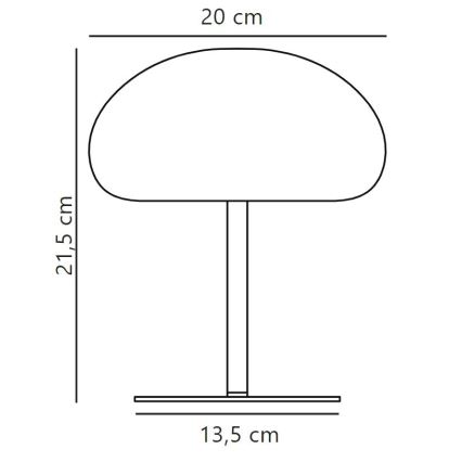 Nordlux - Dimmbare LED-Outdoor-Tischleuchte SPONGE LED/4,8W/3,7V IP65 4400 mAh
