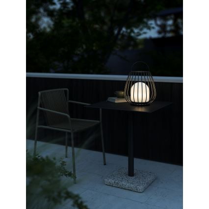 Nordlux - Dimmbare, tragbare LED-Außenleuchte JIM TO-GO LED/3W/3,7V IP54 5000 mAh schwarz