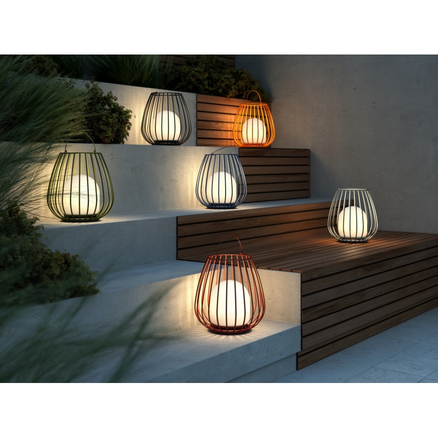 Nordlux - Dimmbare, tragbare LED-Außenleuchte JIM TO-GO LED/3W/3,7V IP54 5000 mAh schwarz