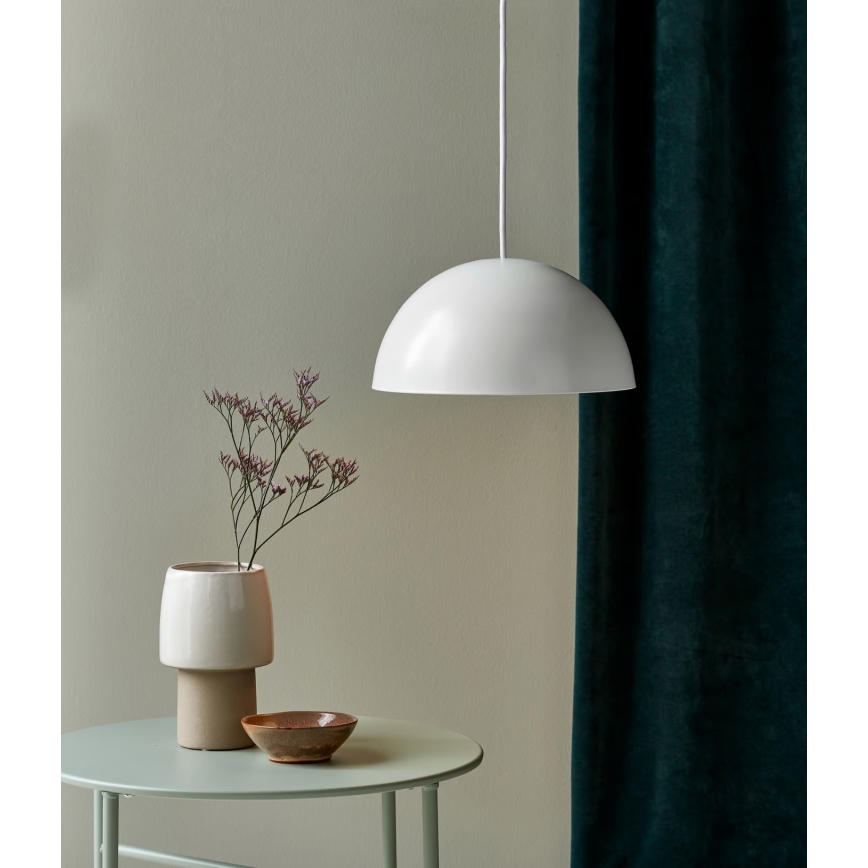 Nordlux - Hängeleuchte ELLEN 1xE27/40W/230V d 30 cm weiß