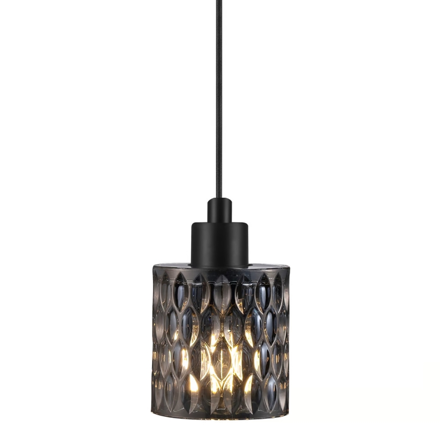 Nordlux - Hängeleuchte HOLLYWOOD 1xE27/60W/230V d 10,8 cm rauchig