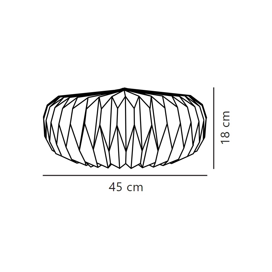 Nordlux - Lampenschirm für Kronleuchter BELLOY E27 Ø 45 cm