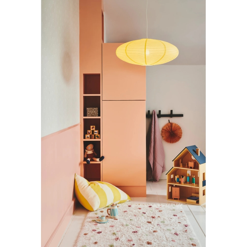 Nordlux - Lampenschirm für Kronleuchter VILLO E27 Ø 60 cm, gelb