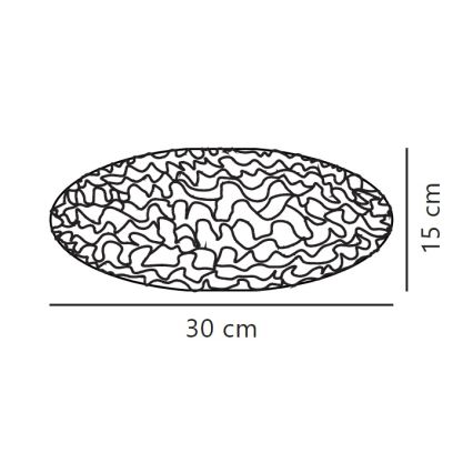 Nordlux - Lampenschirm für Kronleuchter VILLO E27 Ø 30 cm Weiß