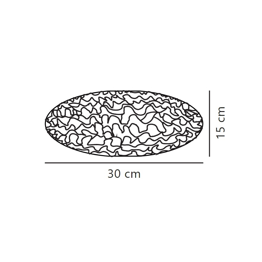 Nordlux - Lampenschirm für Kronleuchter VILLO E27 Ø 30 cm Weiß