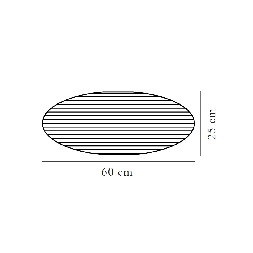 Nordlux - Lampenschirm für Kronleuchter VILLO E27 Ø 60 cm braun
