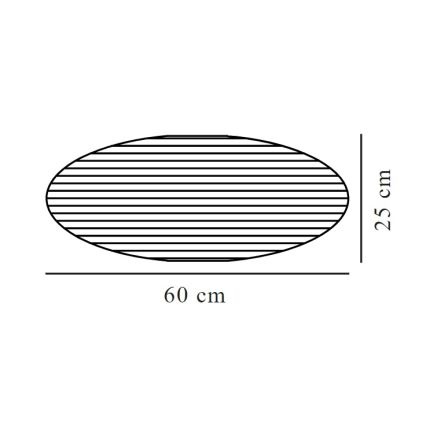 Nordlux - Lampenschirm für Kronleuchter VILLO E27 Ø 60 cm grau