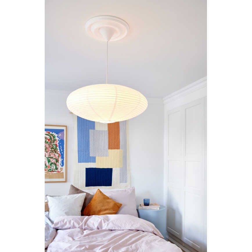Nordlux - Lampenschirm für Kronleuchter VILLO E27 Ø 60 cm Weiß