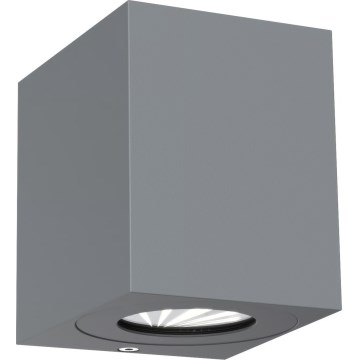 Nordlux - LED-Außenwandleuchte CANTO 2xLED/5W/230V IP44 grau