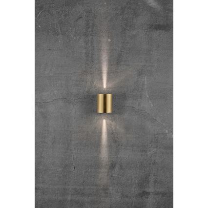 Nordlux - LED Außenwandleuchte CANTO 2xLED/6W/230V IP44 Messing