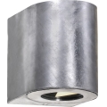 Nordlux - LED Außenwandleuchte CANTO 2xLED/6W/230V IP44 silber