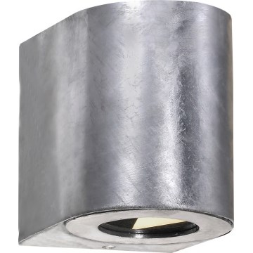 Nordlux - LED Außenwandleuchte CANTO 2xLED/6W/230V IP44 silber