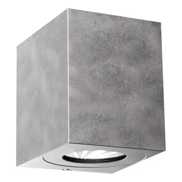 Nordlux - LED Außenwandleuchte CANTO 2xLED/6W/230V IP44 silber