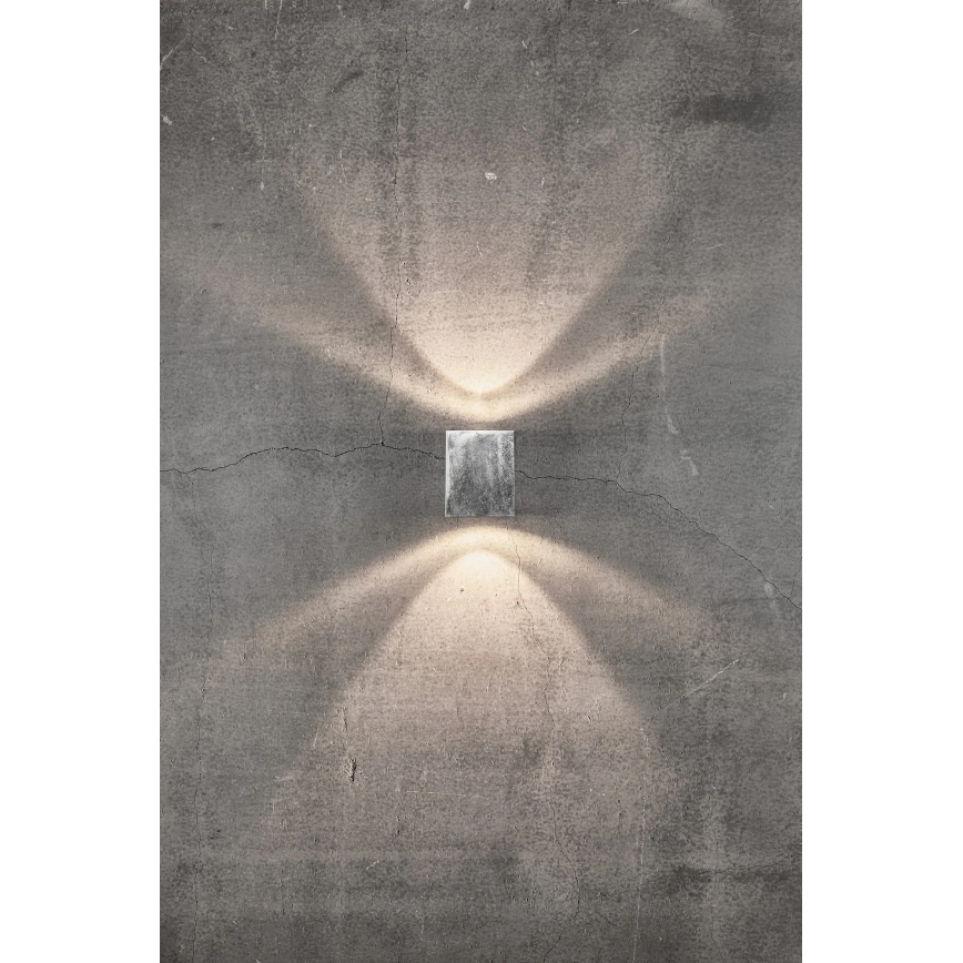 Nordlux - LED Außenwandleuchte CANTO 2xLED/6W/230V IP44 silber