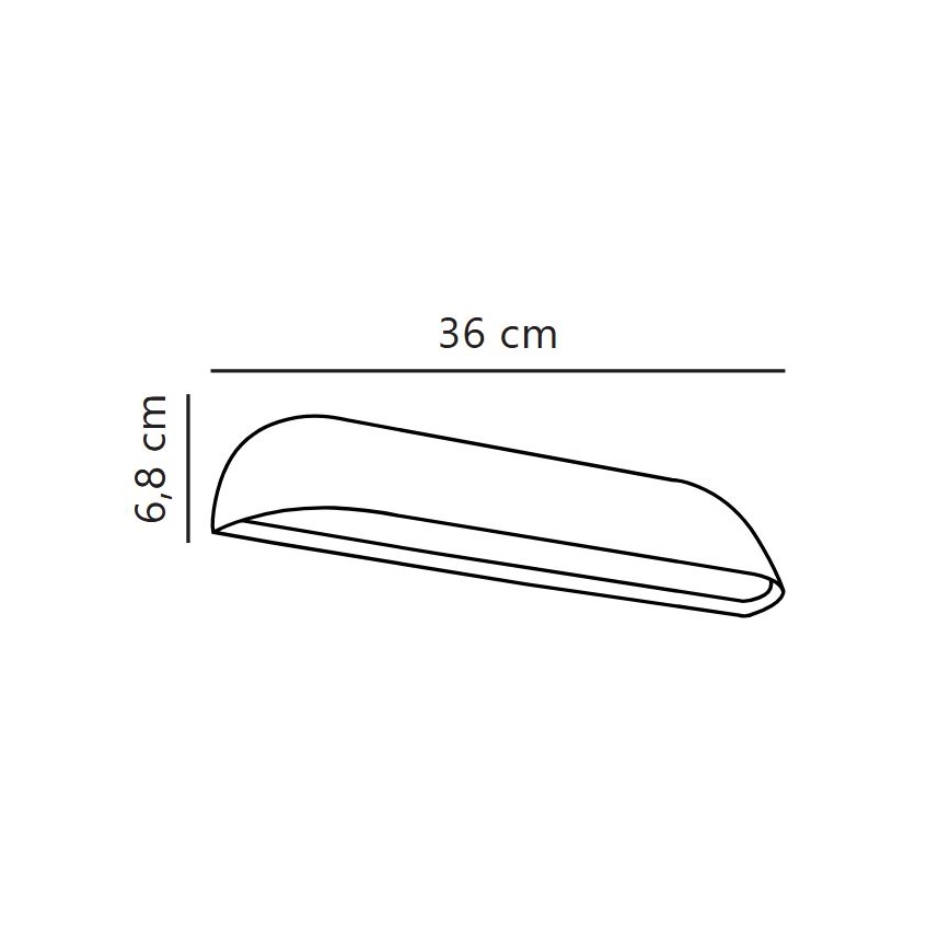 Nordlux - LED-Außenwandleuchte FRONT LED/11W/230V IP44