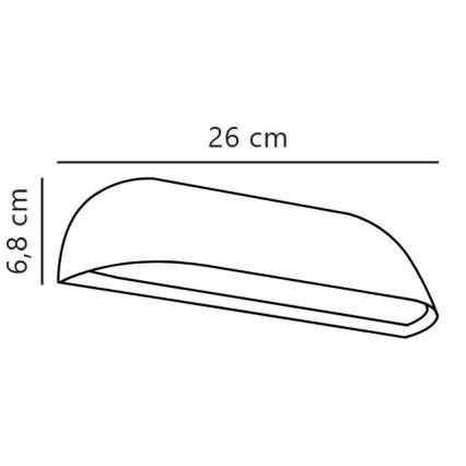 Nordlux - LED-Außenwandleuchte FRONT LED/9,5W/230V IP44