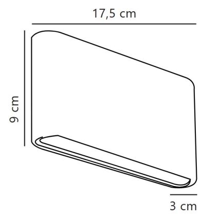 Nordlux - LED-Außenwandleuchte KINVER LED/8,5W/230V IP54 weiß