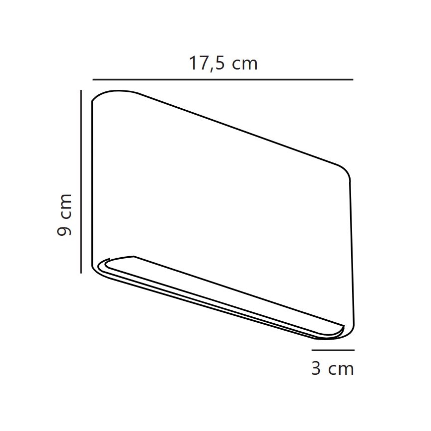 Nordlux - LED-Außenwandleuchte KINVER LED/8,5W/230V IP54 weiß