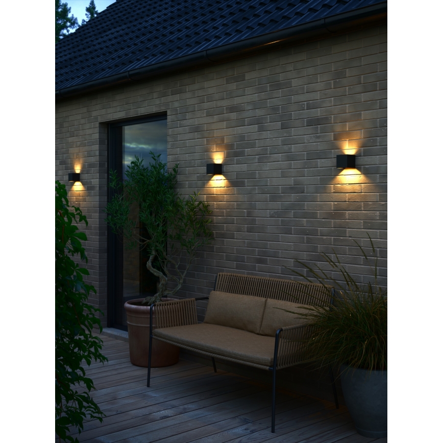 Nordlux - LED-Außenwandleuchte MILDA, 4,9 W, 230 V, IP44, schwarz