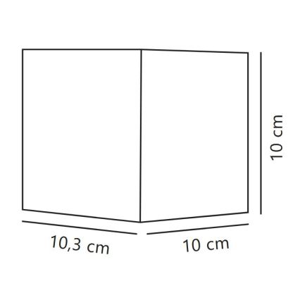 Nordlux - LED-Außenwandleuchte MILDA LED/4,9W/230V IP44 anthrazit