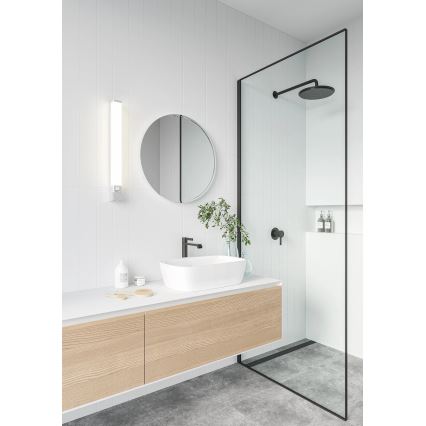Nordlux - LED-Spiegelleuchte für Badezimmer mit Steckdose SJAVER LED/15W/230V IP44 60 cm weiß