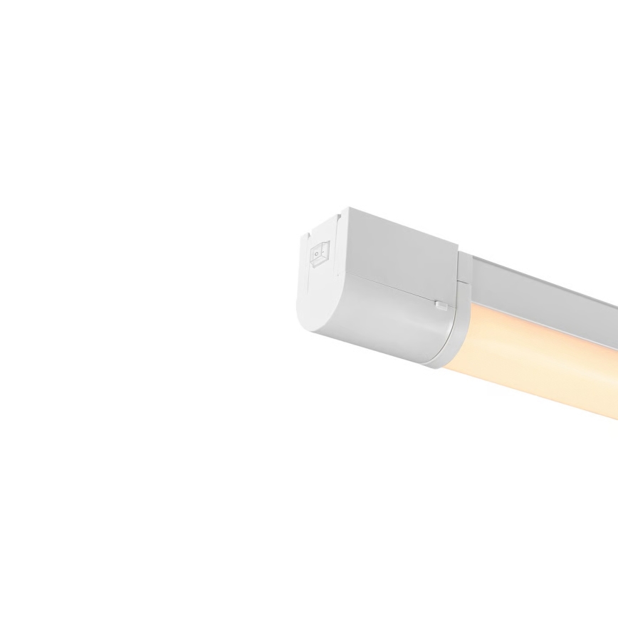 Nordlux - LED-Badezimmer-Spiegelleuchte mit Steckdose MALAIKA LED/15W/230V IP44 68,4 cm weiß