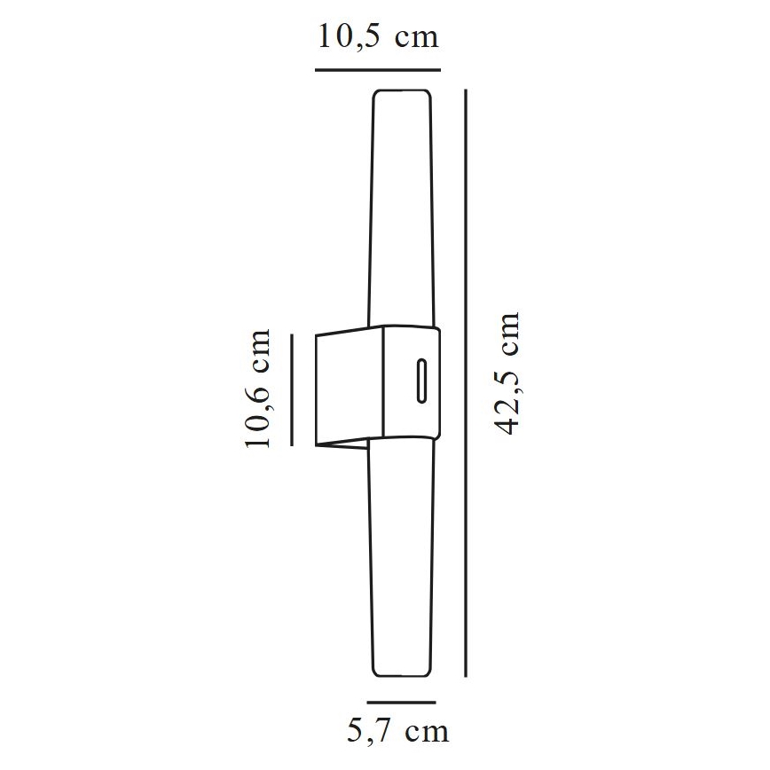 Nordlux - LED-Badspiegelleuchte HELVA LED/9W/230V IP44