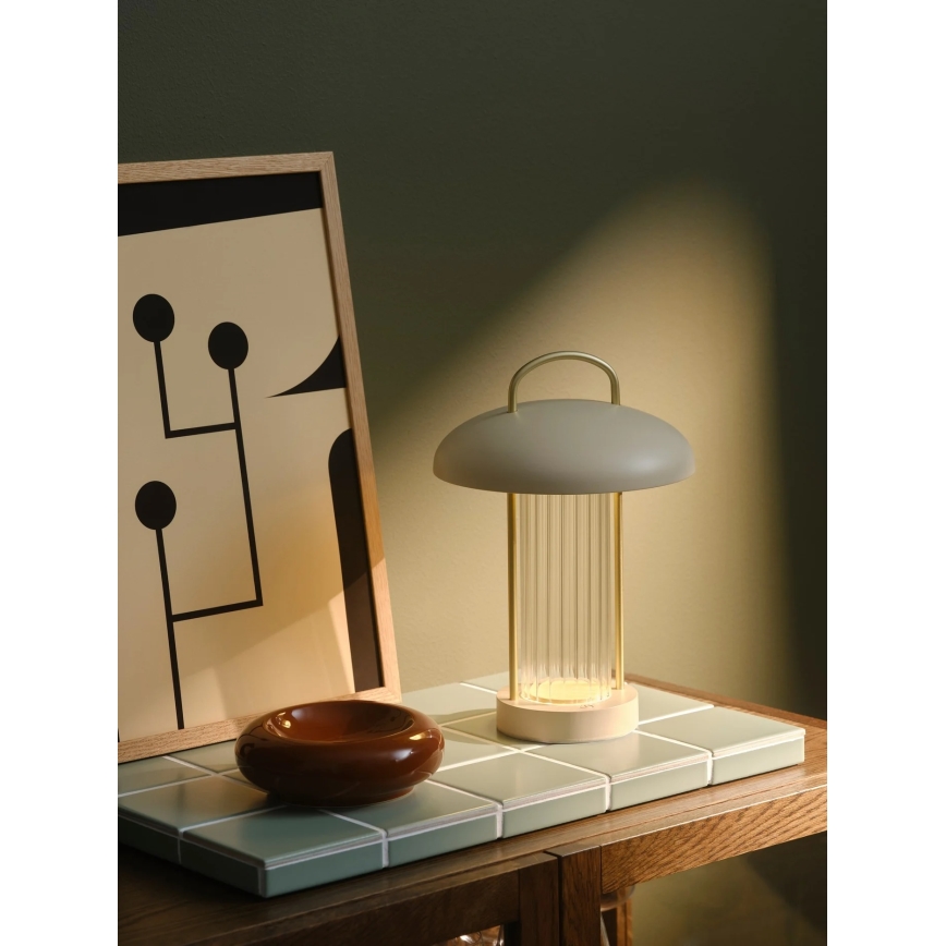 Nordlux - MIRANO LED/3W/3,7V, dimmbare, wiederaufladbare Touch-Tischlampe, beige