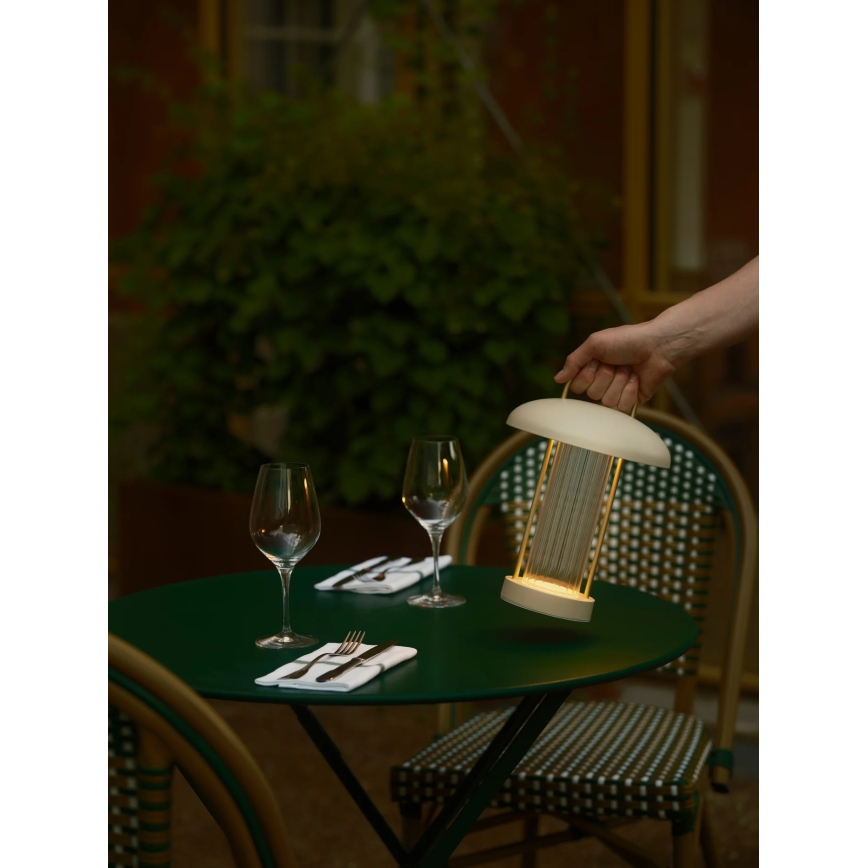 Nordlux - MIRANO LED/3W/3,7V, dimmbare, wiederaufladbare Touch-Tischlampe, beige