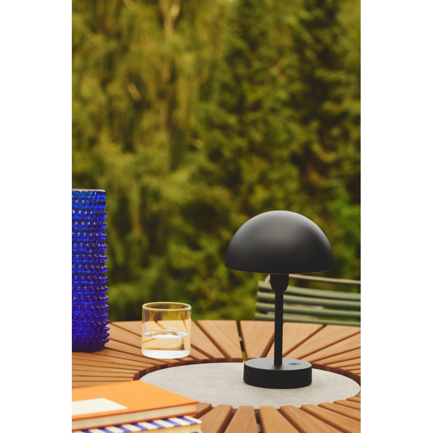 Nordlux - LED dimmbare wiederaufladbare Außen-Tischlampe ELLEN LED/2,8W/3,7V IP44 schwarz