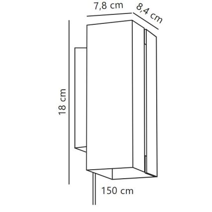 Nordlux - LED dimmbare Wandleuchte CURTIZ 2xLED/4,5W/230V schwarz