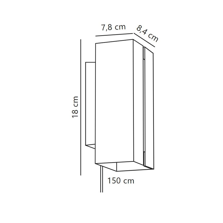 Nordlux - LED dimmbare Wandleuchte CURTIZ 2xLED/4,5W/230V Weiß