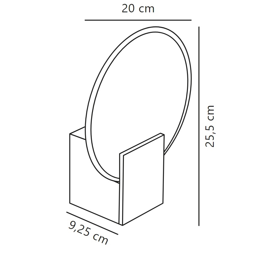 Nordlux - LED dimmbare Badezimmer-Wandleuchte HESTER LED/9,5W/230V IP44 weiß