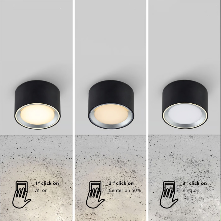 Nordlux - LED dimmbares Einbauleuchte FALLON LED/5,5W/230V schwarz