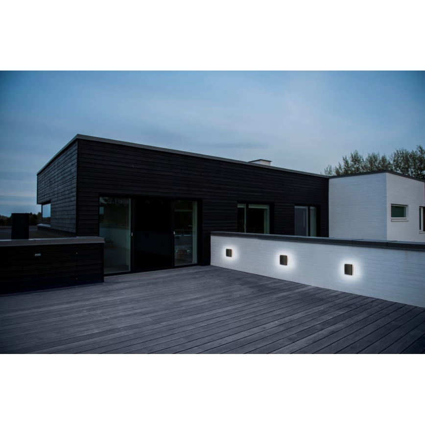 Nordlux - LED-Outdoor-Wandleuchte ARTEGO LED/7,2W/230V 3000K IP54 schwarz