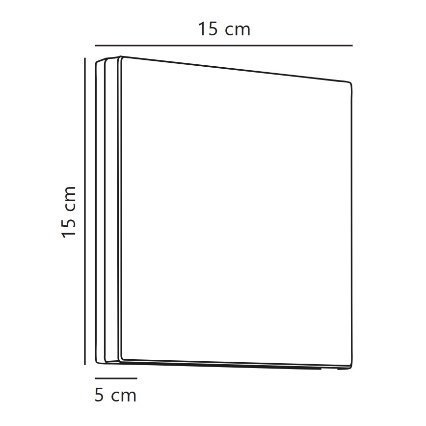 Nordlux - LED-Outdoor-Wandleuchte ARTEGO LED/7,2W/230V 3000K IP54 schwarz