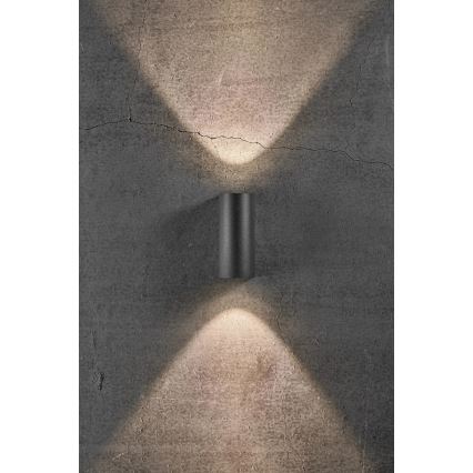 Nordlux - LED-Outdoor-Wandleuchte ASBOL LED/13,3W/230V 3000K IP44 schwarz