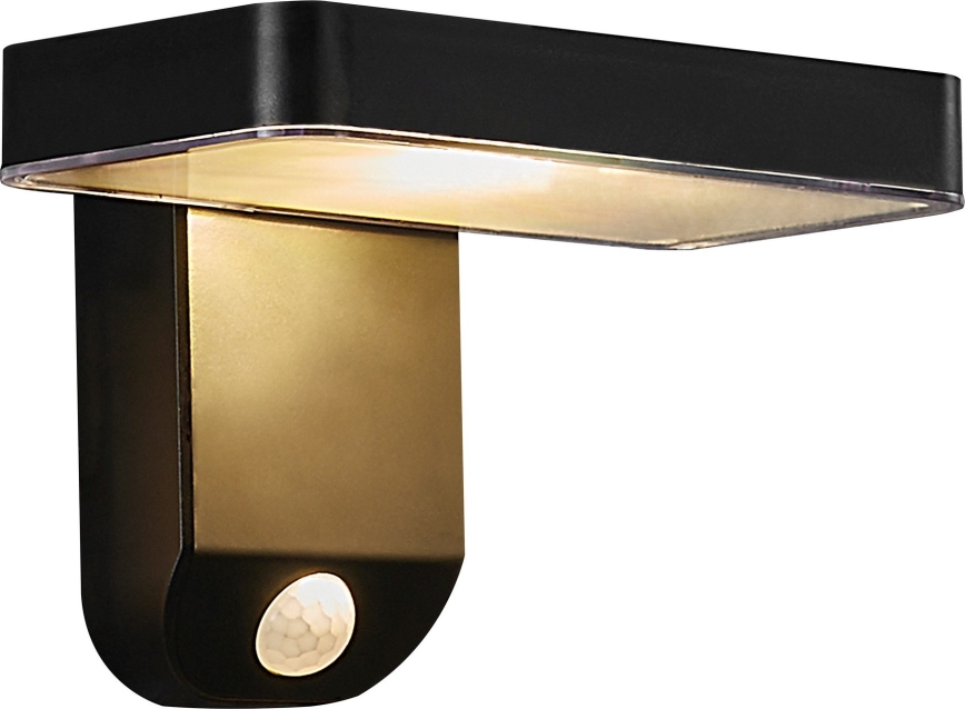 Nordlux - LED Solar-Wandleuchte mit Sensor RICA LED/5W/3,7V IP44 2200 mAh eckig