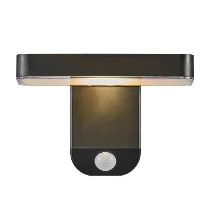 Nordlux - LED Solar-Wandleuchte mit Sensor RICA LED/5W/3,7V IP44 2200 mAh eckig