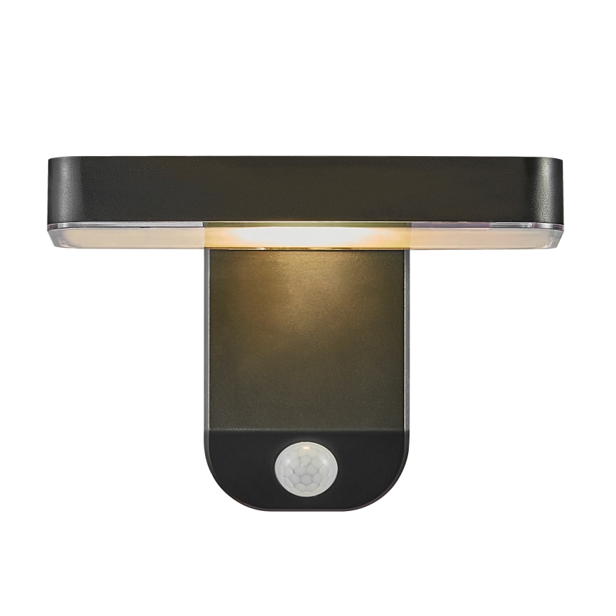 Nordlux - LED Solar-Wandleuchte mit Sensor RICA LED/5W/3,7V IP44 2200 mAh eckig