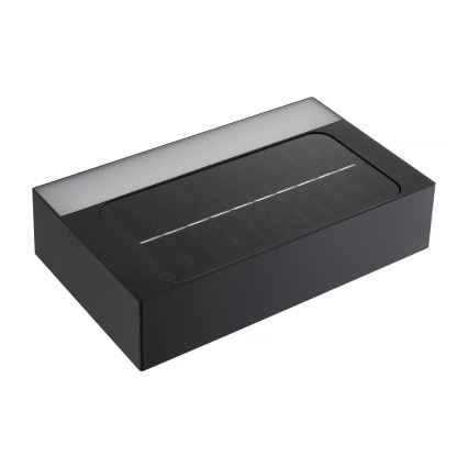 Nordlux - LED Solar-Wandleuchte mit Sensor MONAY LED/5W/5V 3000K IP44 2000 mAh schwarz