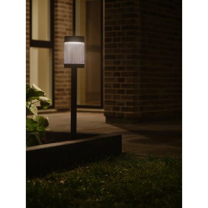 Nordlux - LED Solarleuchte COUPAR LED/3,2W/5V 3000K IP44 Schwarz 1800 mAh